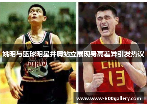 姚明与篮球明星并肩站立展现身高差异引发热议